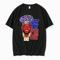Original Fatboy Friday Buffalo Hockey Man Wearing Chefs Hat Graphic Tee Tshirts