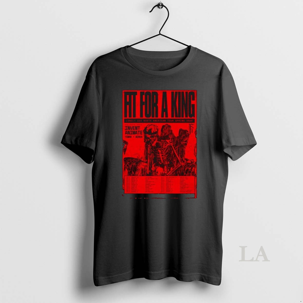 Original Fit For A King Lonely God Spring 2026 Tour North American