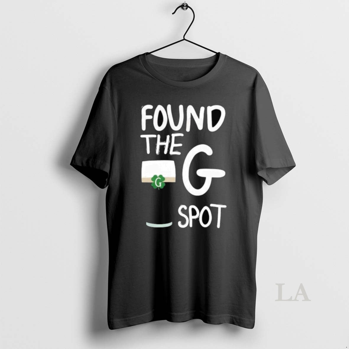 Original Found The G Spot Funny St Patricks Day Long Sleve