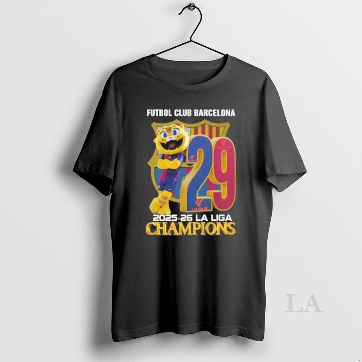 Original Futbol Club Barcelona Mascot 2025 26 La Liga Champions