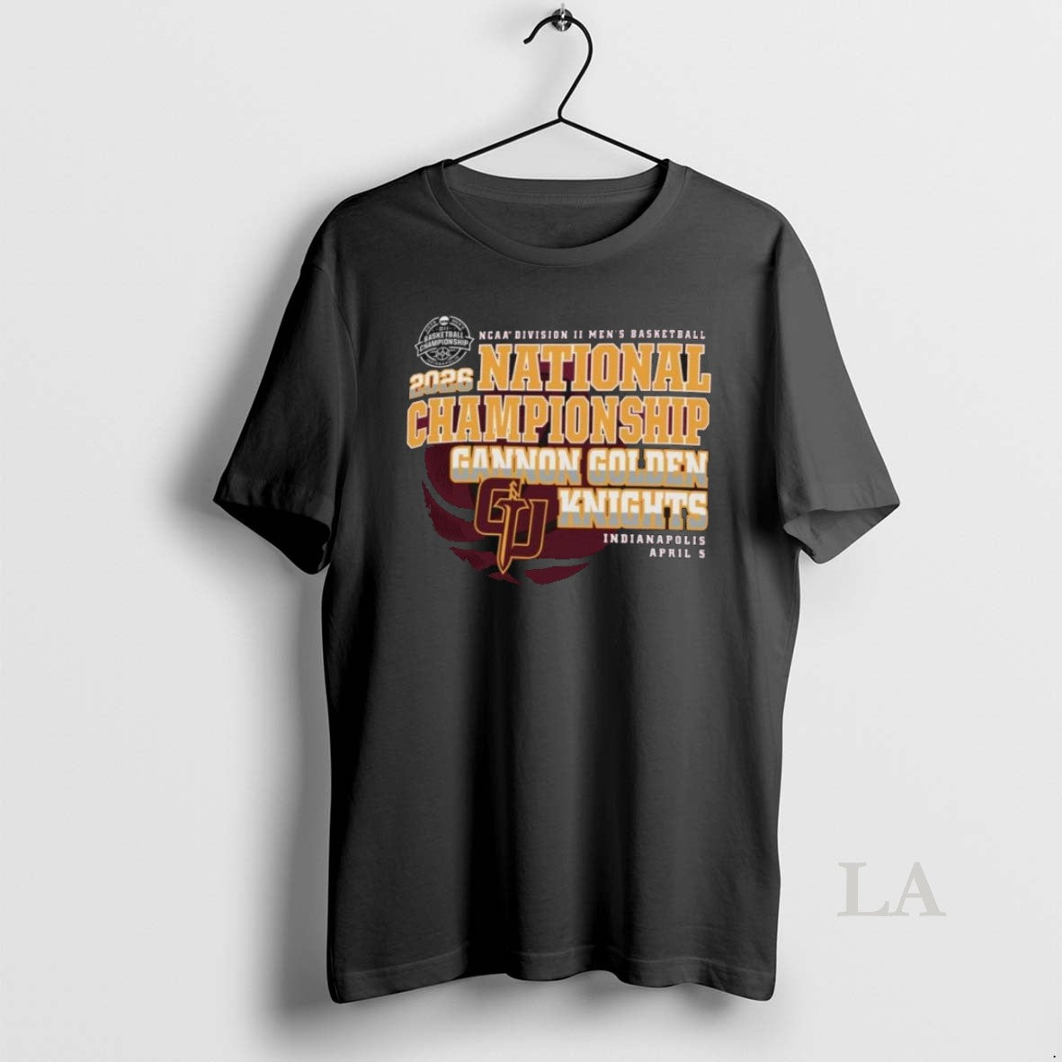 Original Gannon Golden Knights 2026 Ncaa Dii Mens Basketball National Championship Bound