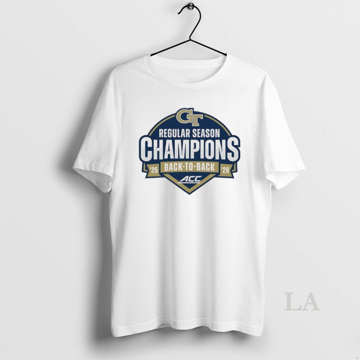 Original Georgia Tech 2025 2026 Acc Back To Back Regular Season Champions