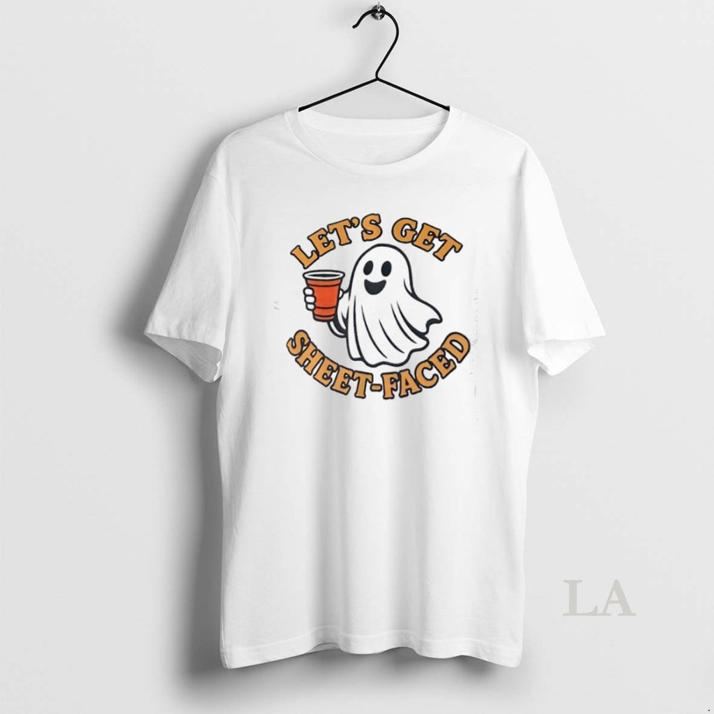 Original Ghost Lets Get Sheet Faced Halloween