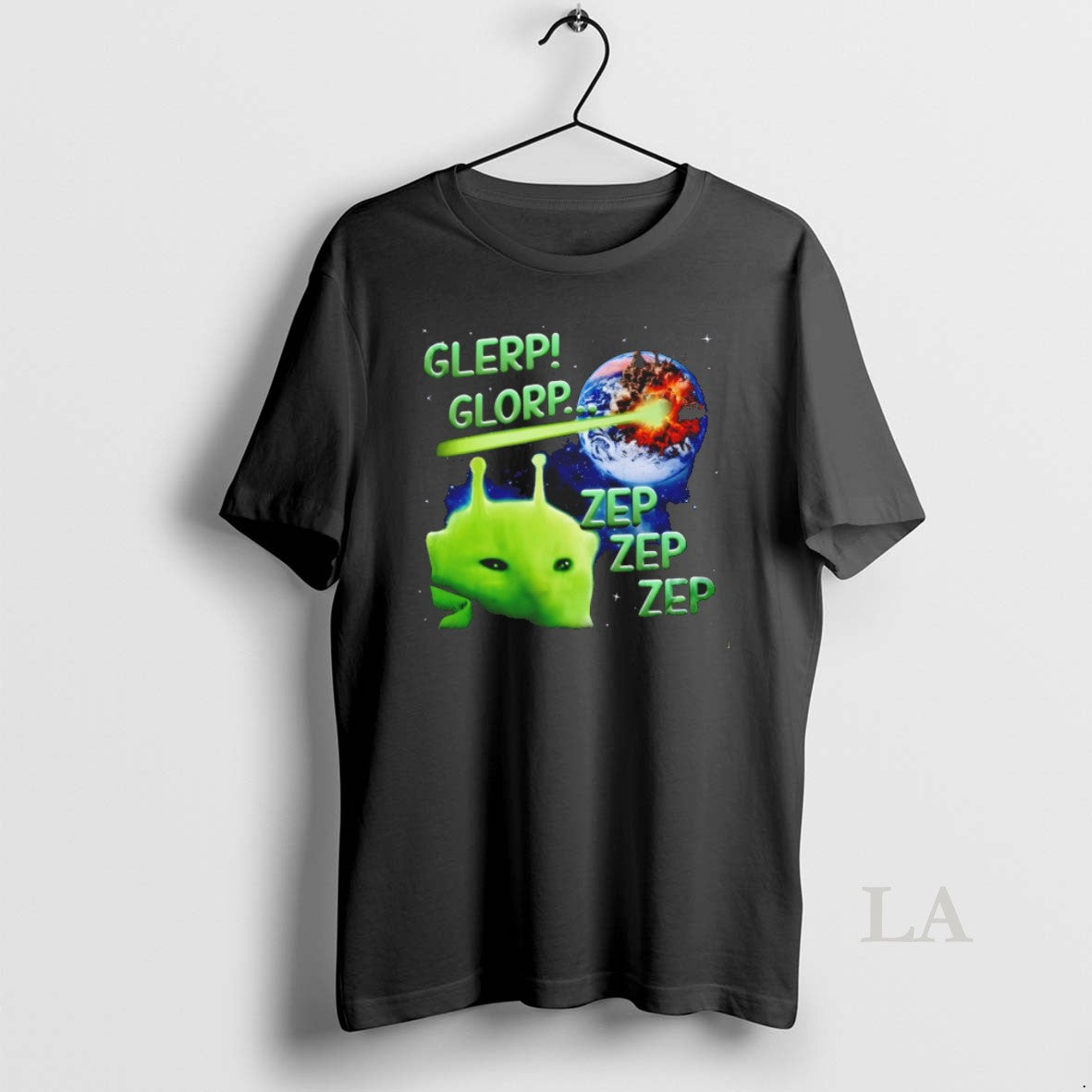 Original Glerp Glorp Funny Alien Cat Meme