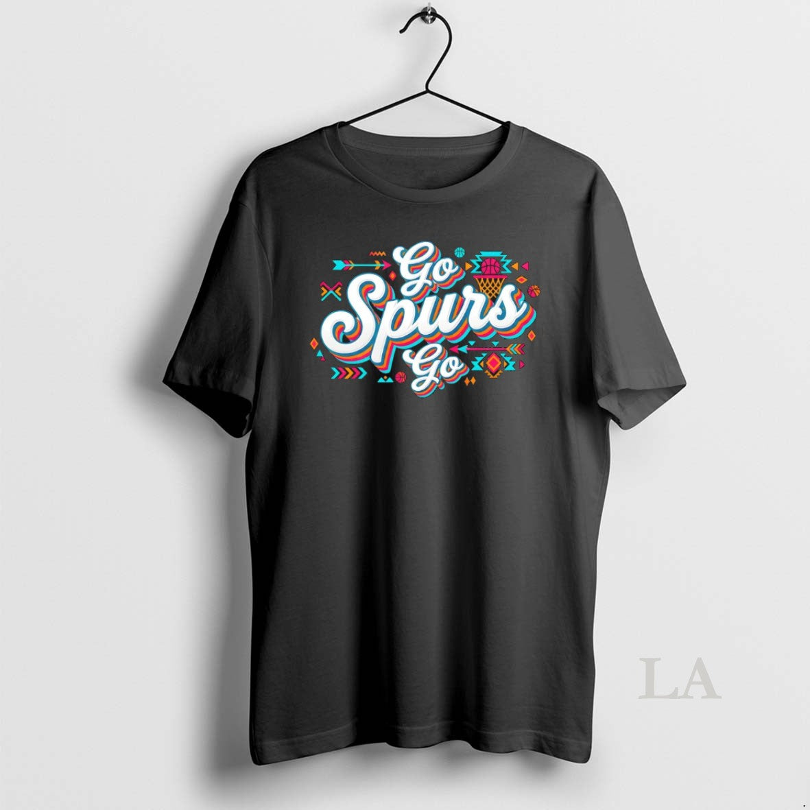 Original Go Spurs Go Retro Basketball