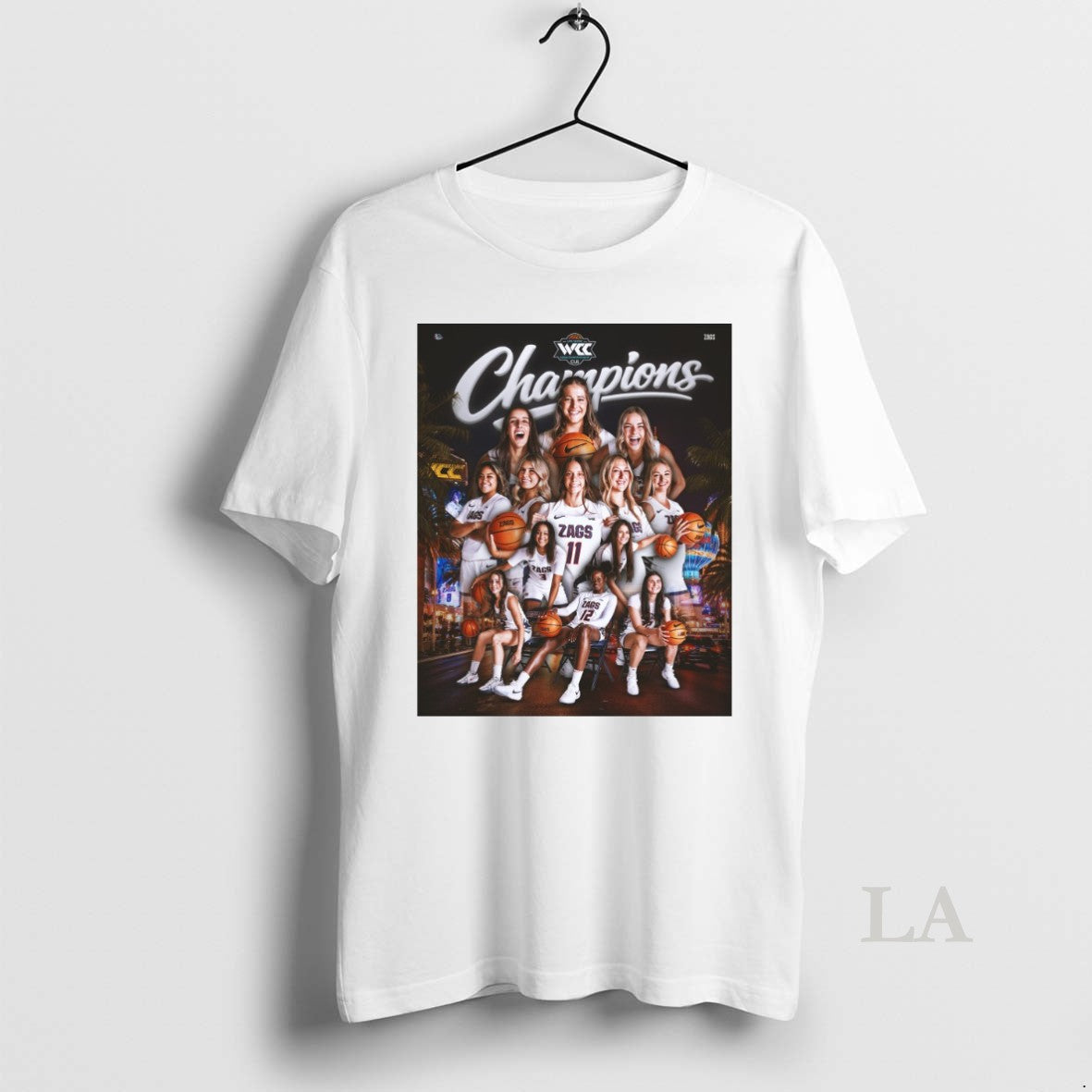 Original Gonzaga Bulldogs Womens Basketball 2026 Wcc Champions