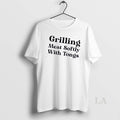 Original Grilling Meat Softly With Tongs Quote
