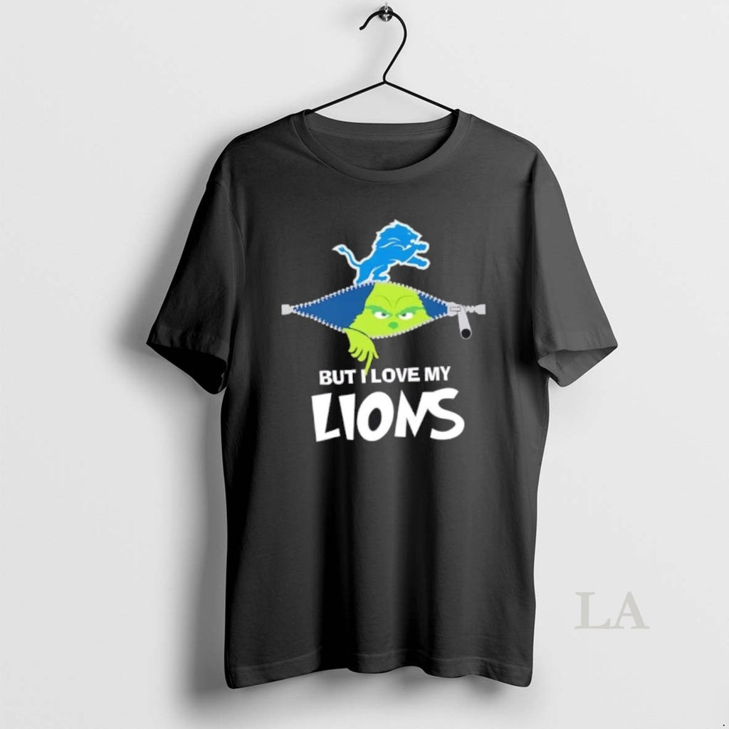Original Grinch But I Love My Detroit Lions Football