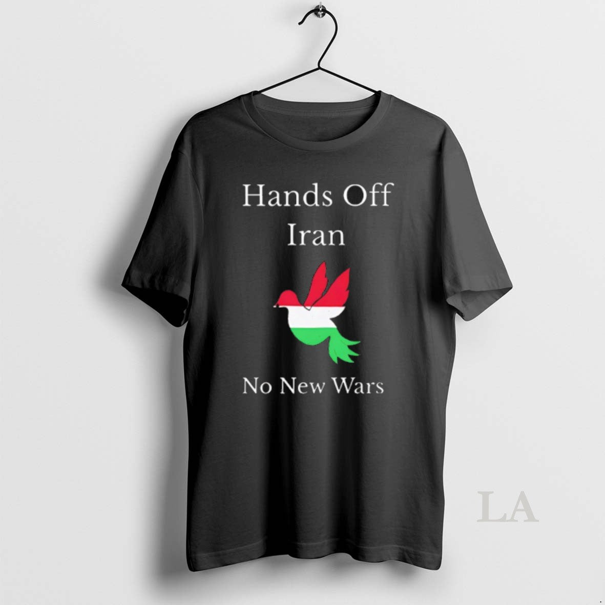 Original Hands Off Iran No New Wars Freedom Flag