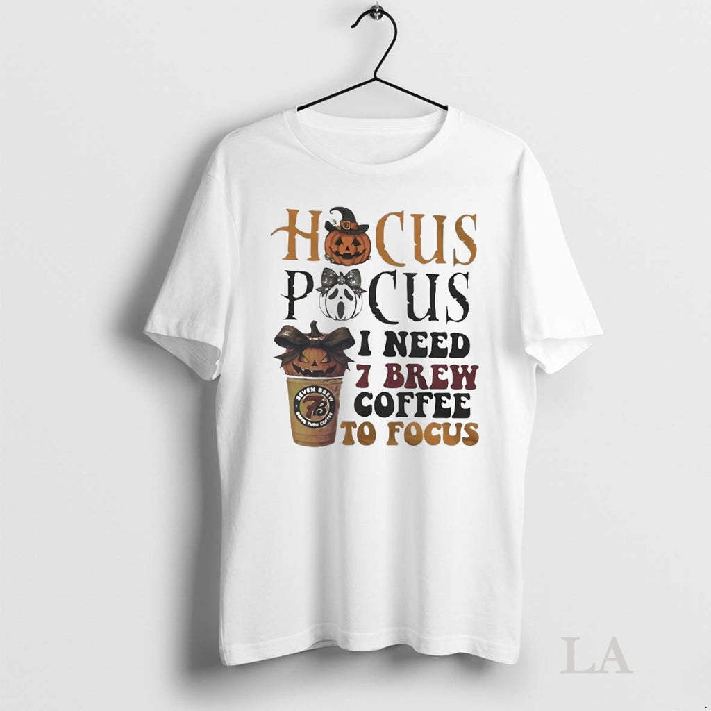 Original Hocus Pocus I Need 7 Brew Coffee To Focus Halloween
