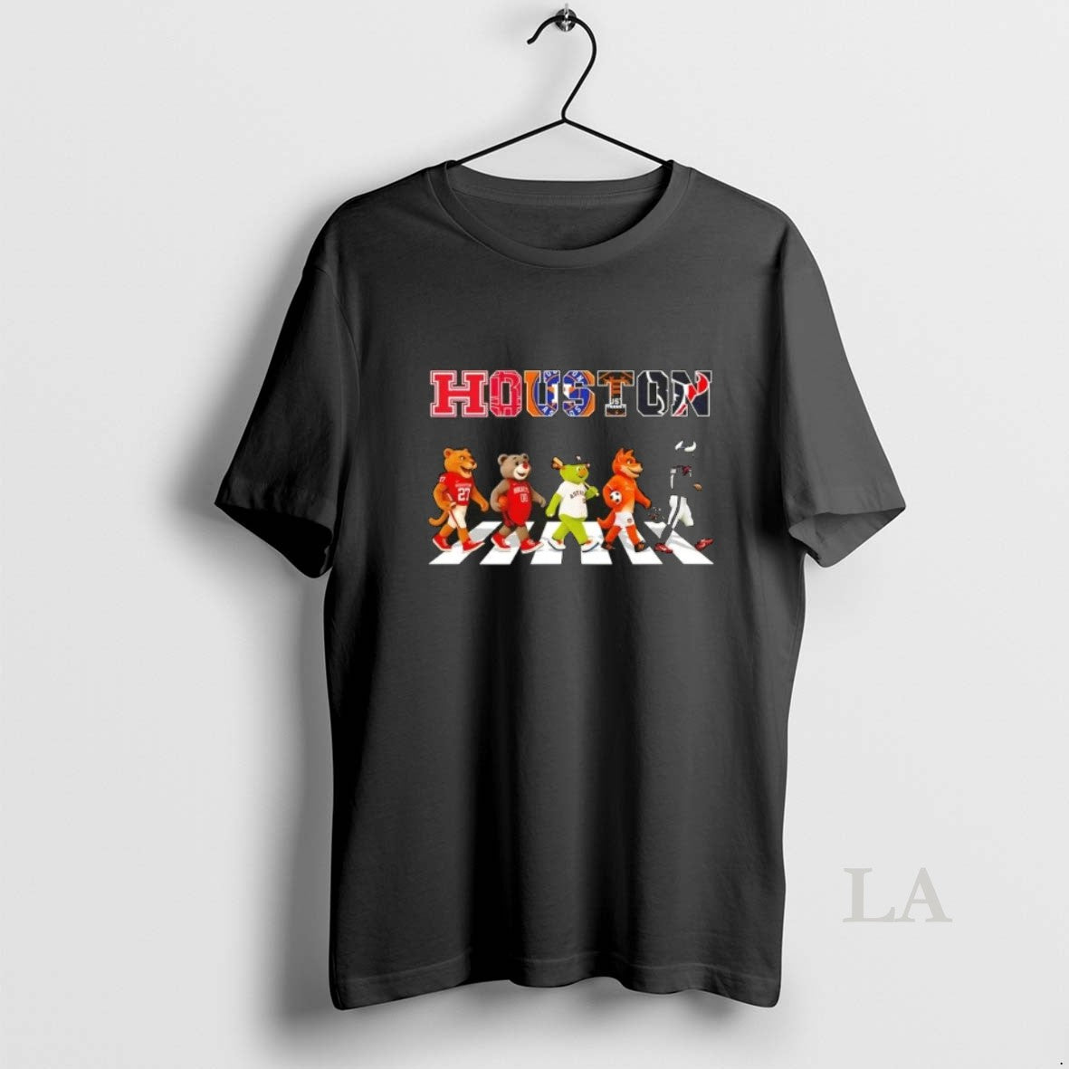 Original Houston Sports Mascots Abbey Road