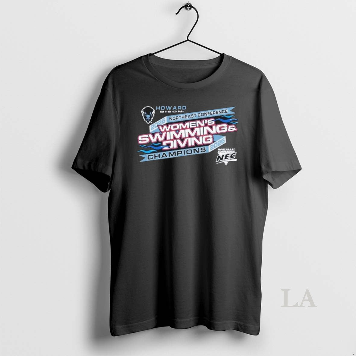 Original Howard University Womens Swimming And Diving 2026 Nec Champions