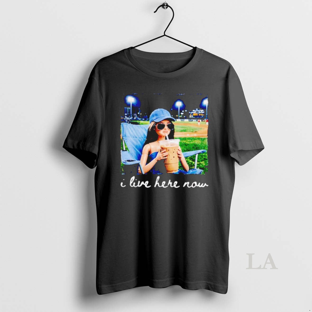 Original I Live Here Now Funny Ballfield Baseball Girl Softball Meme