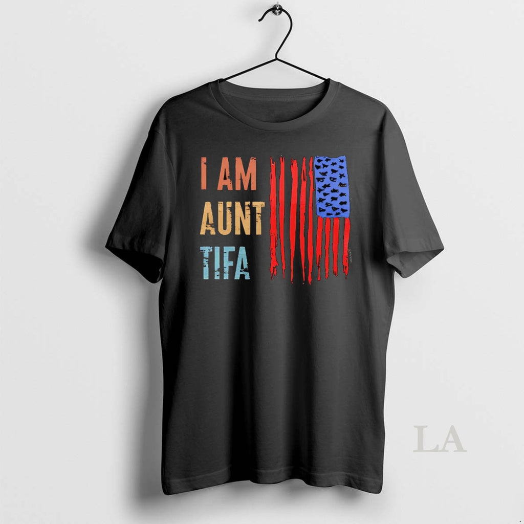 Original I Am Aunt Tifa Us Flag