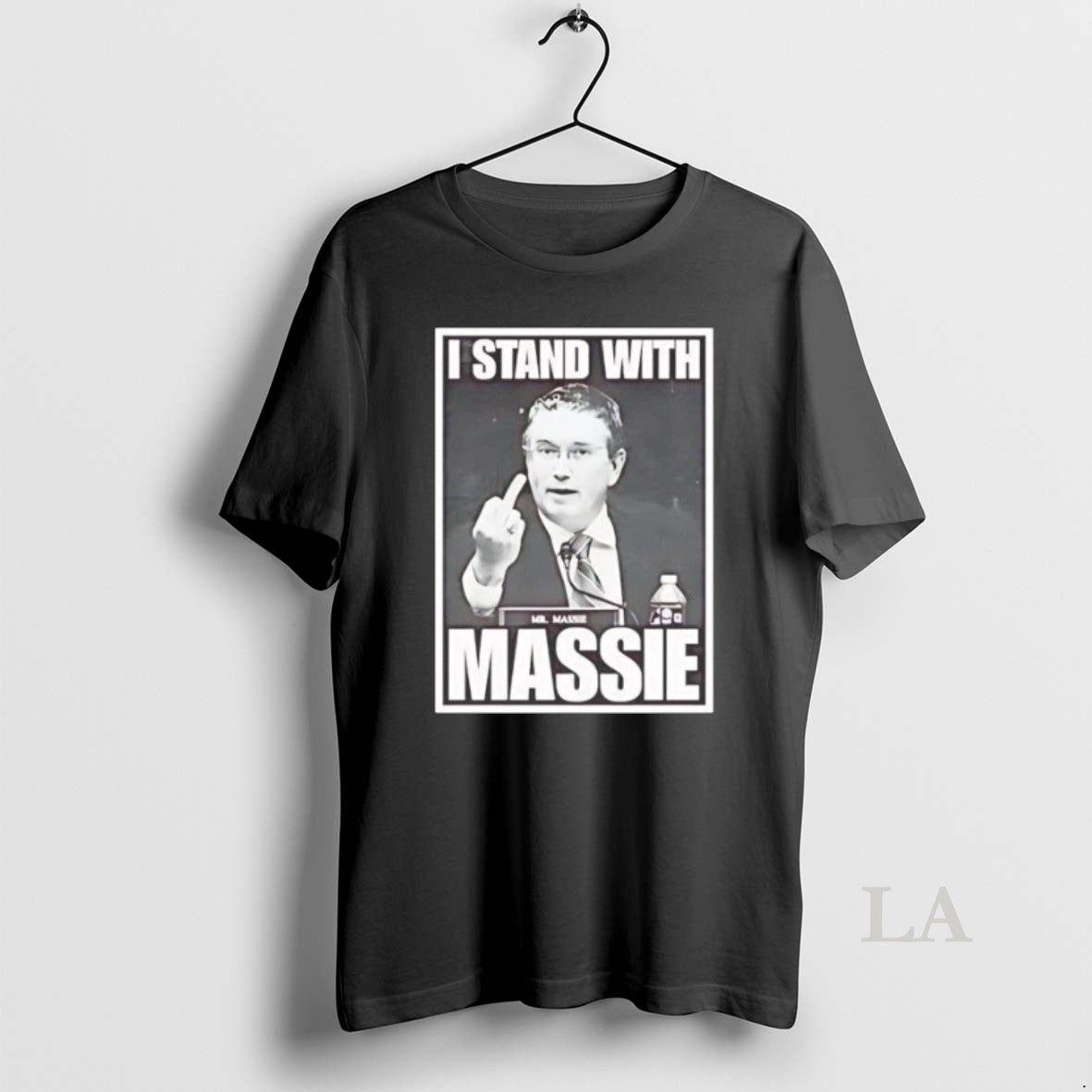 Original I Stand With Mr Massie Middle Finger