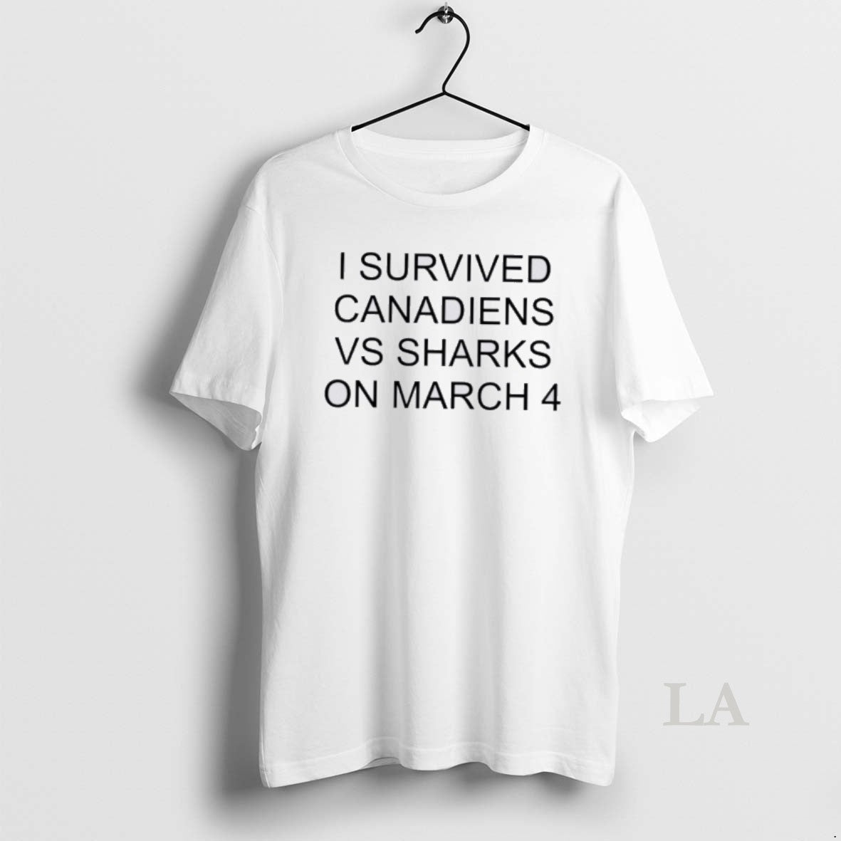 Original I Survived Canadiens Vs Sharks On March 4