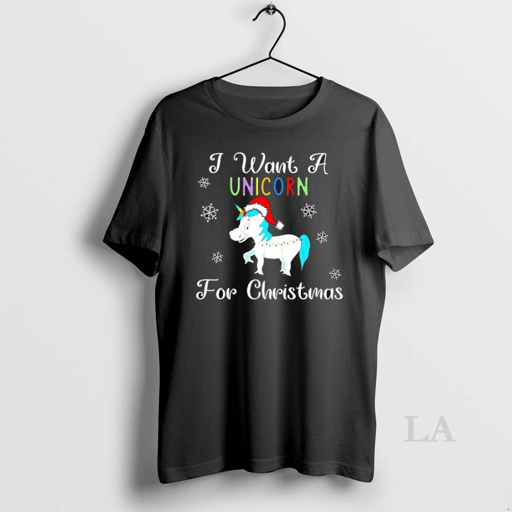 Original I Want A Unicorn For Christmas Holiday