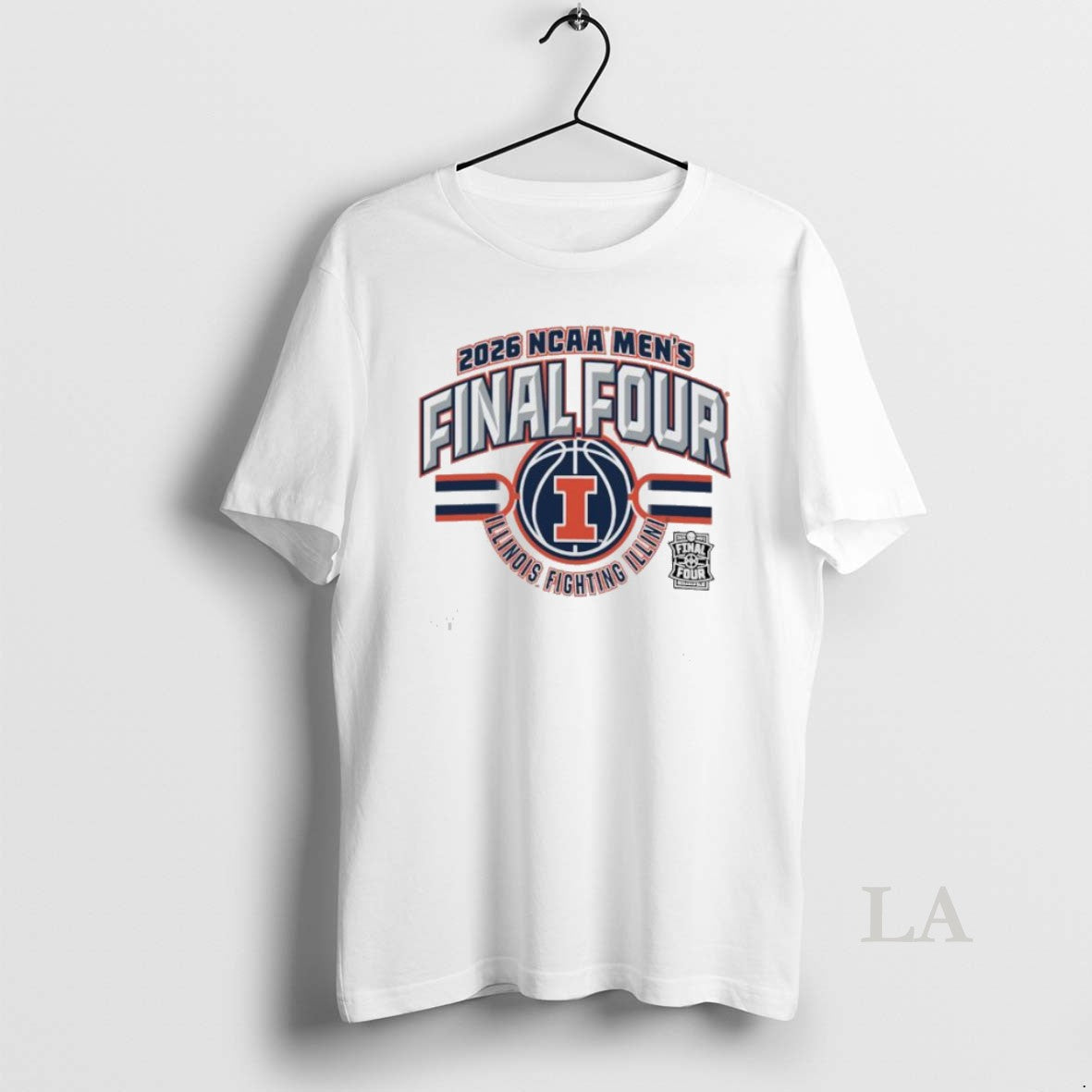 Original Illinois Basketball 2026 Final Four Off White