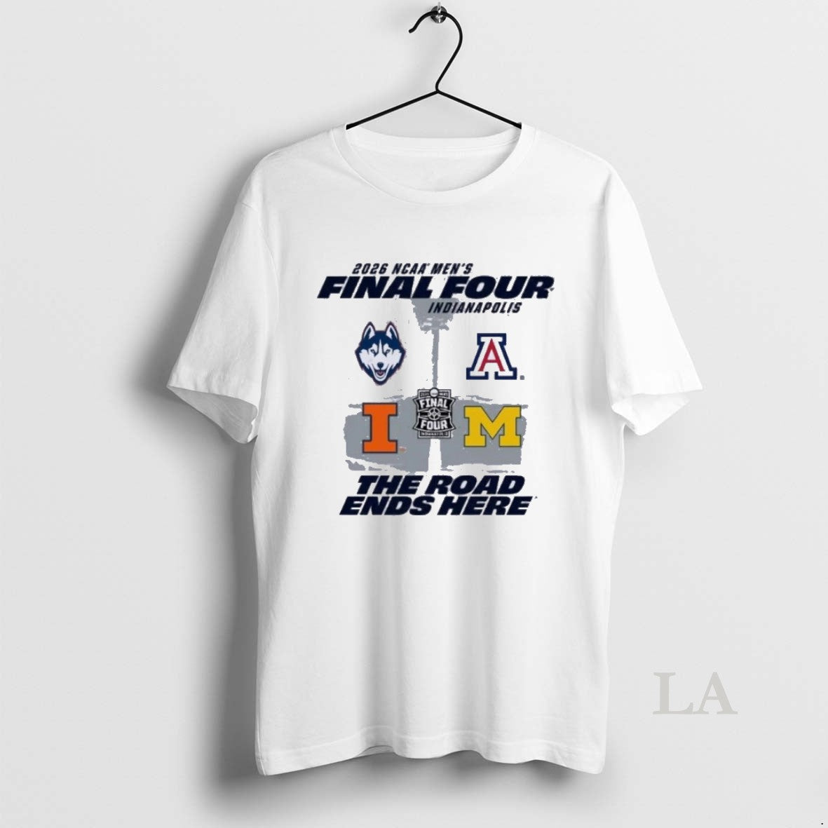Original Illinois Fighting Illini Basketball Final Four Field 4 Teams
