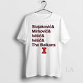 Original Illinois Fighting Illini Mens Basketball The Balkan Bloc Stojakovic Mirkovic Ivisic The Balkan