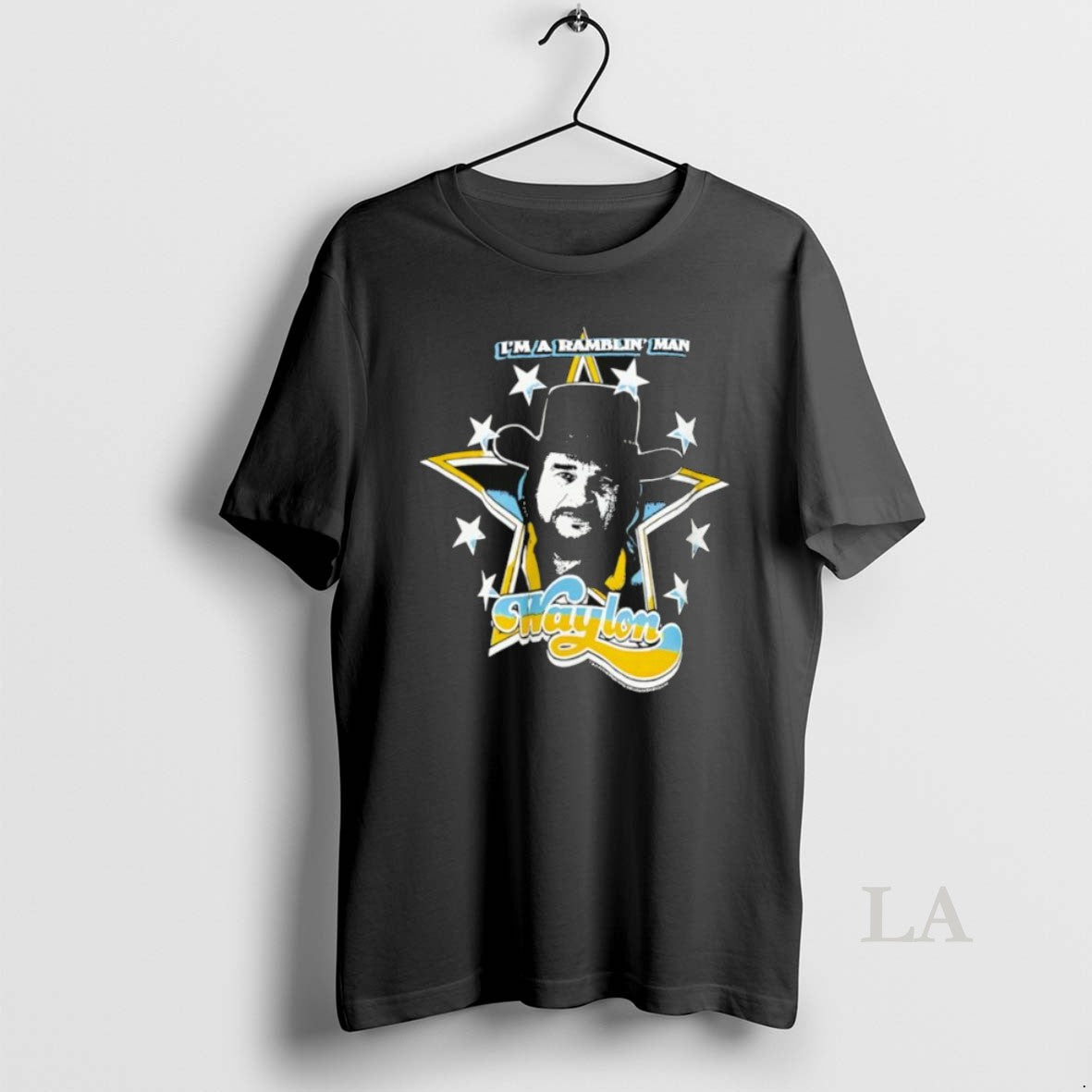 Original Im A Ramblin Man Waylon Jennings Star Graphic