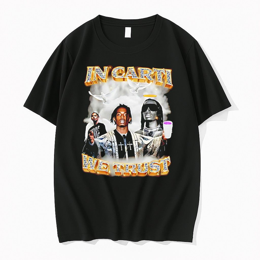 Original In Carti We Trust Vintage Graphic Tee Tshirts Jpg