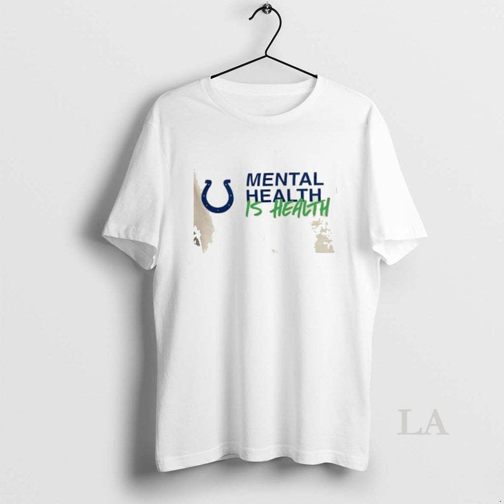 Original Indianapolis Colts Football Mental Health Awareness 2 Sided