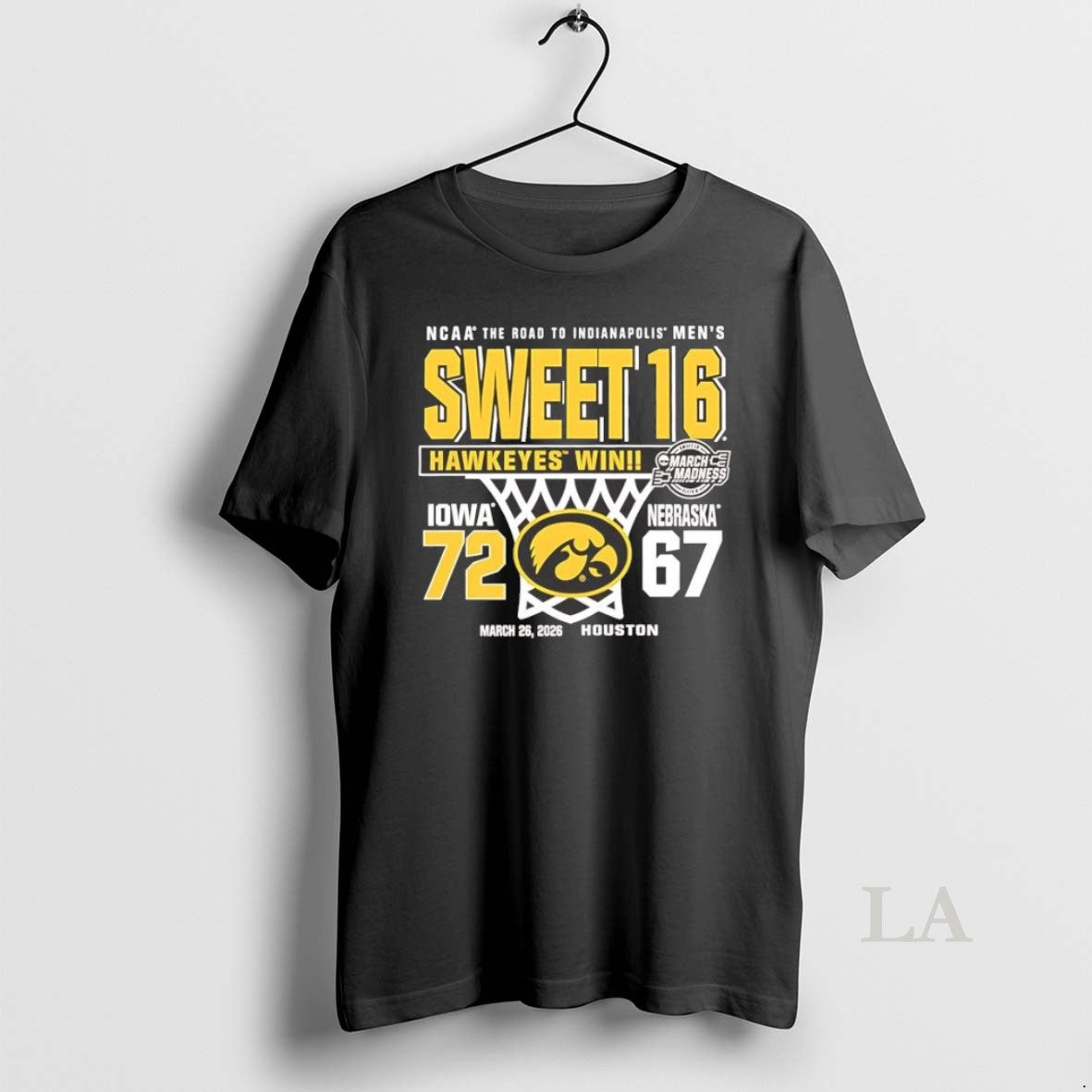 Original Iowa Hawkeyes 72 67 Nebraska 2026 Ncaa Sweet 16 Score