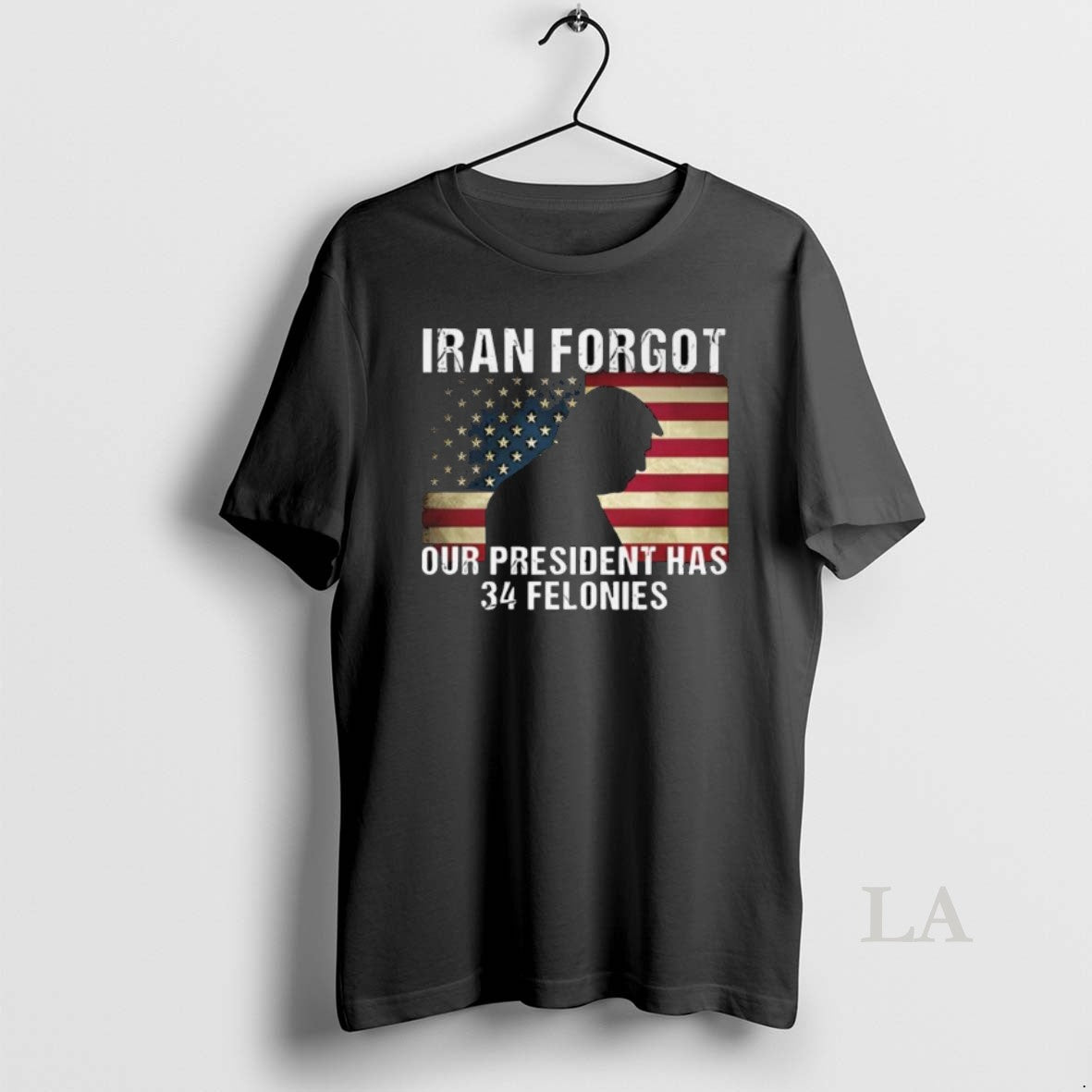 Original Iran Forgot Our President Has 34 Felonies Trump Long Sleve
