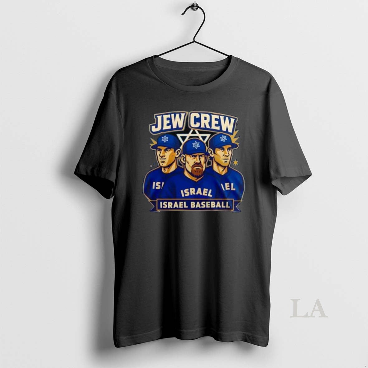 Original Israel Baseball Jew Crew Long Sleve