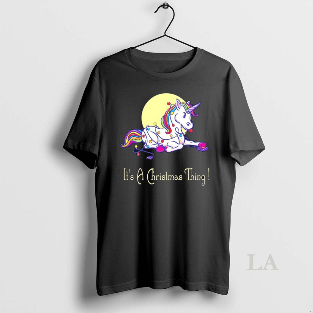 Original Its A Christmas Thing Unicorn Lights Funny Holiday