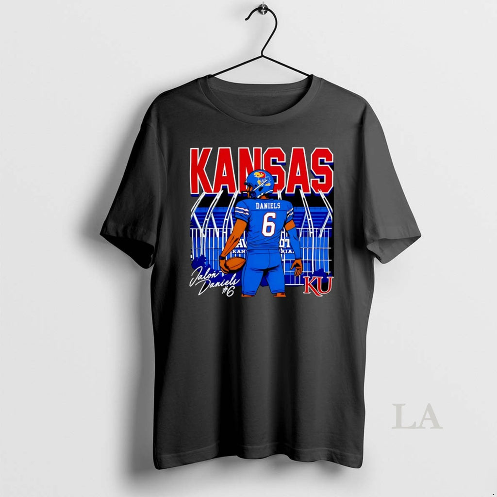 Original Jalon Daniels Kansas Jayhawks College Football Rally Stadium