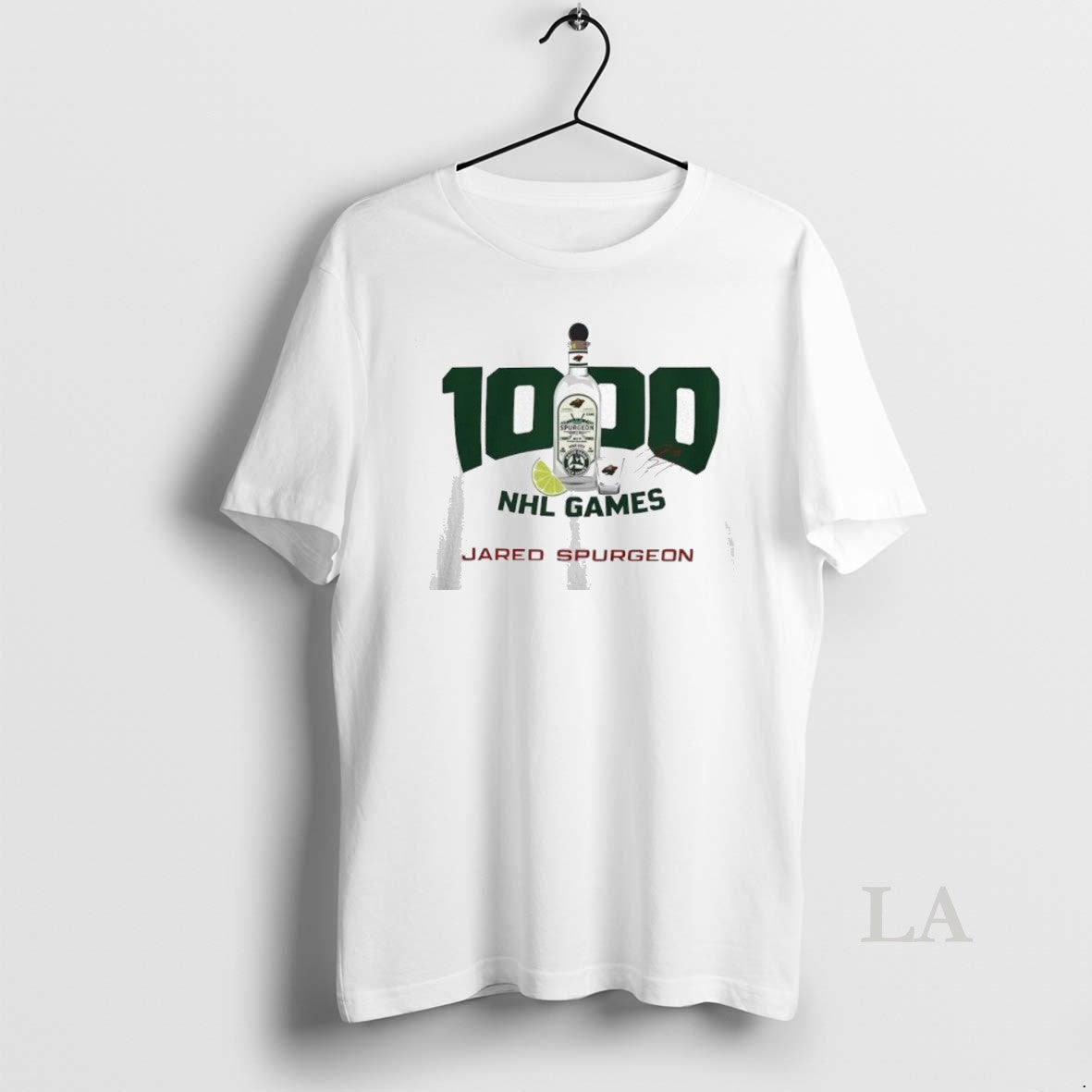 Original Jared Spurgeon 1000 Nhl Games