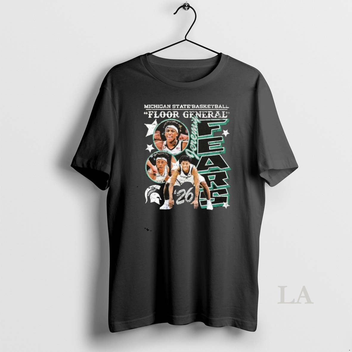 Original Jeremy Fears Michigan State Spartans Floor General Elevated 90s Graphic