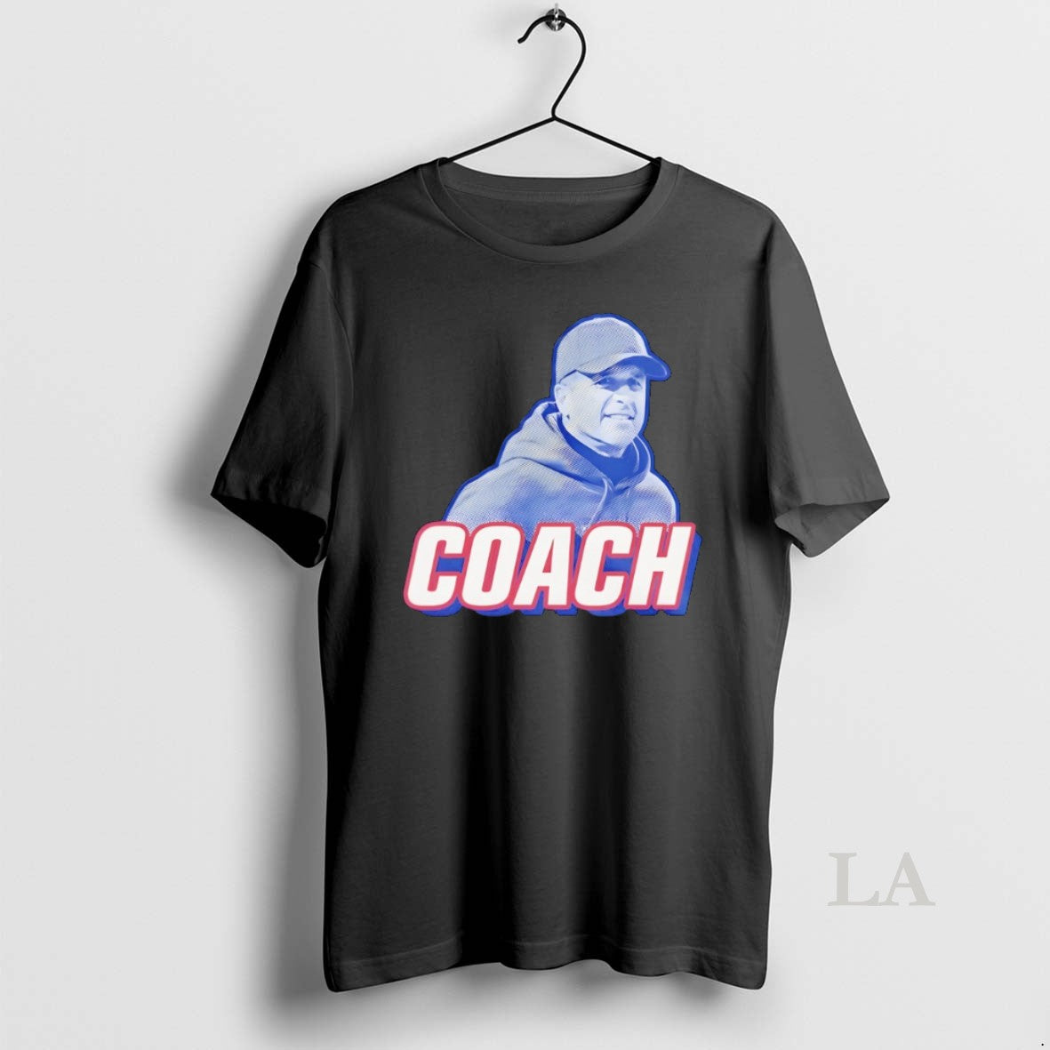 Original John Harbaugh Coach New York Giants Football Vintage