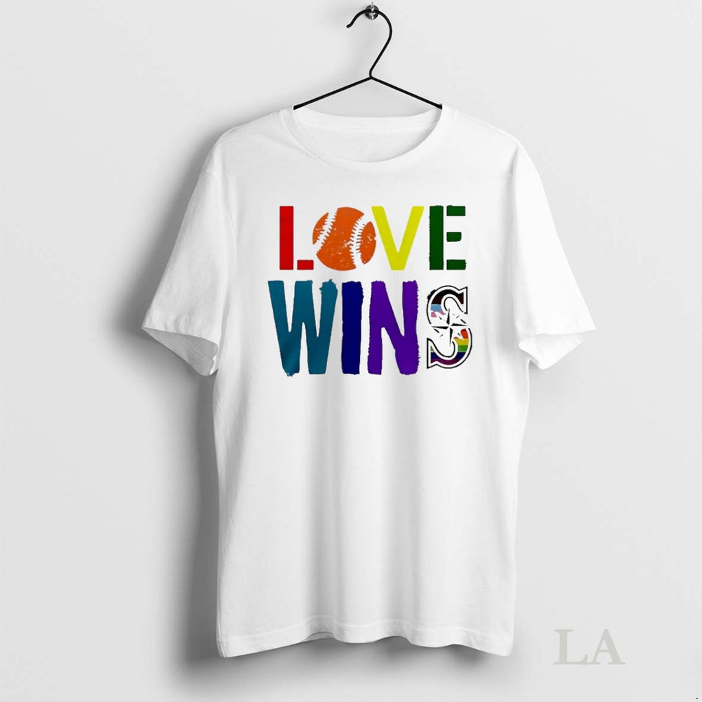 Original Julio Rodriguez Seattle Mariners Love Wins Pride