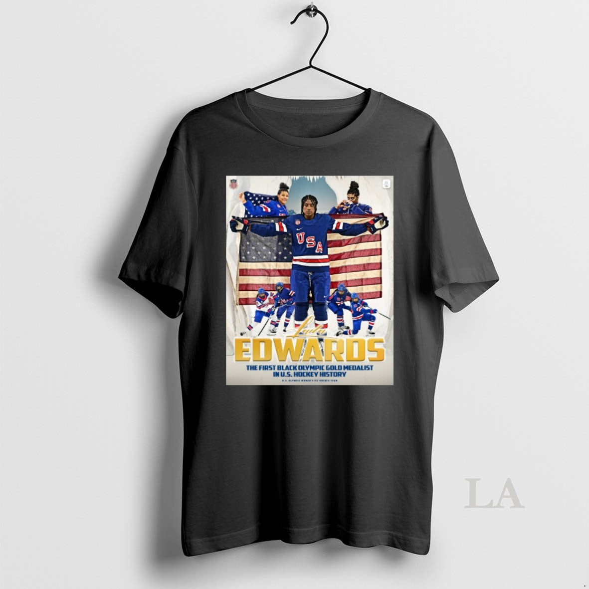 Original Laila Edwards The First Black Olympic Gold Medalist In Us Hockey History