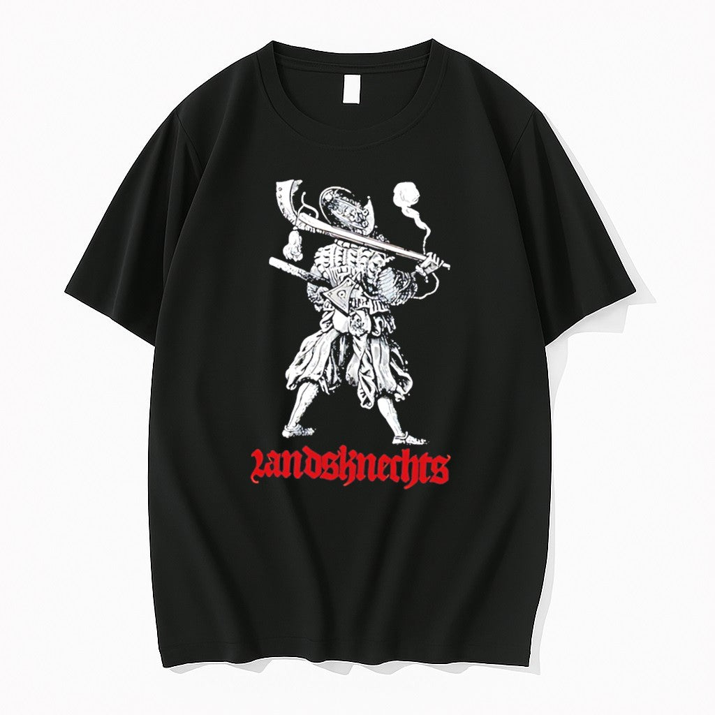 Original Landsknecht And Death Mercenary Soldier Graphic Tee Tshirts Jpg