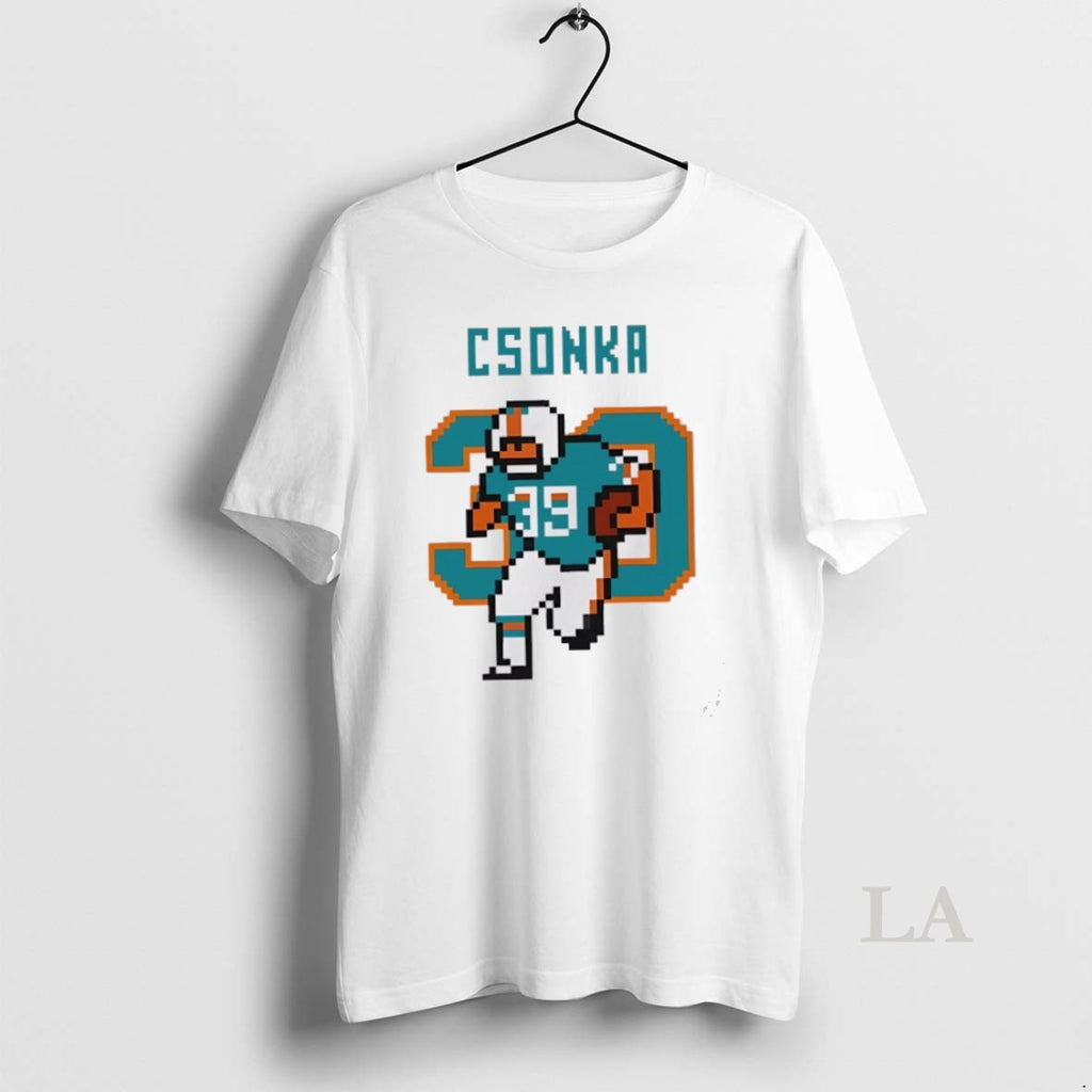 Original Larry Csonka Miami Dolphins 39 Running Back Gamer Style