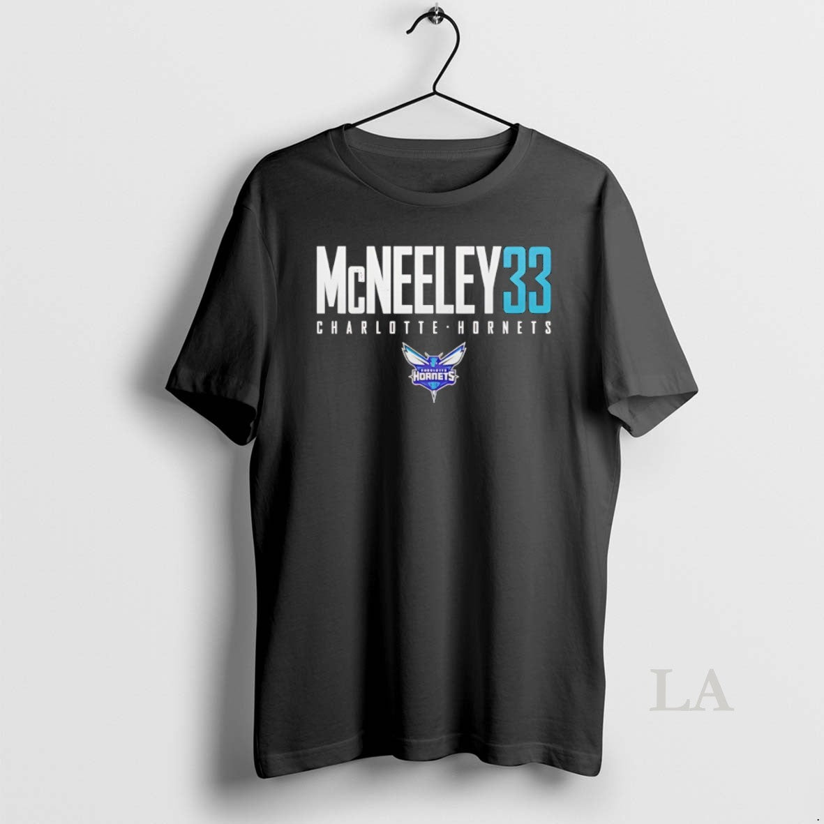 Original Liam Mcneeley 33 Charlotte Hornets Basketball Mcneeley 33