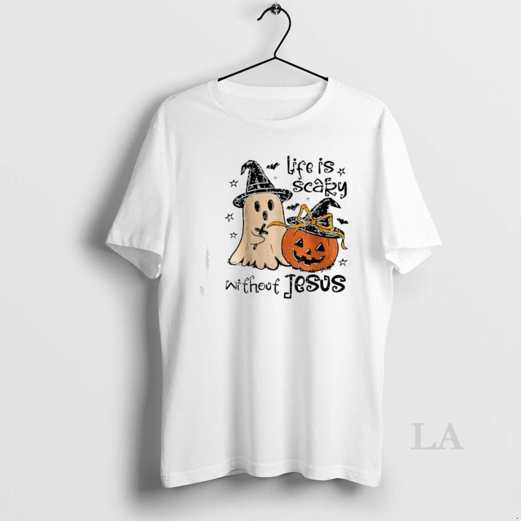 Original Life Is Scary Without Jesus Christian Halloween