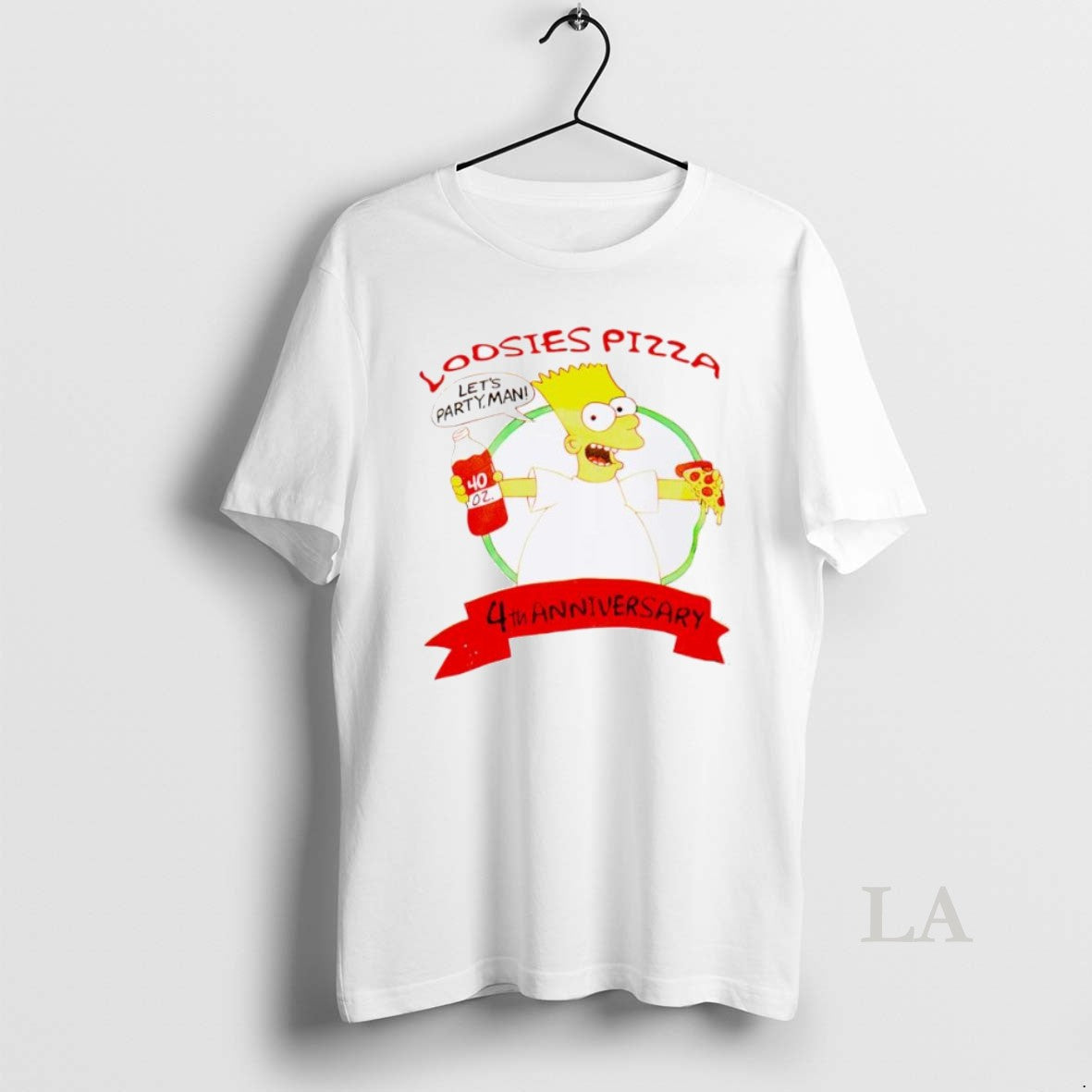 Original Loosies Pizza Bart Simpson 4th Anniversary
