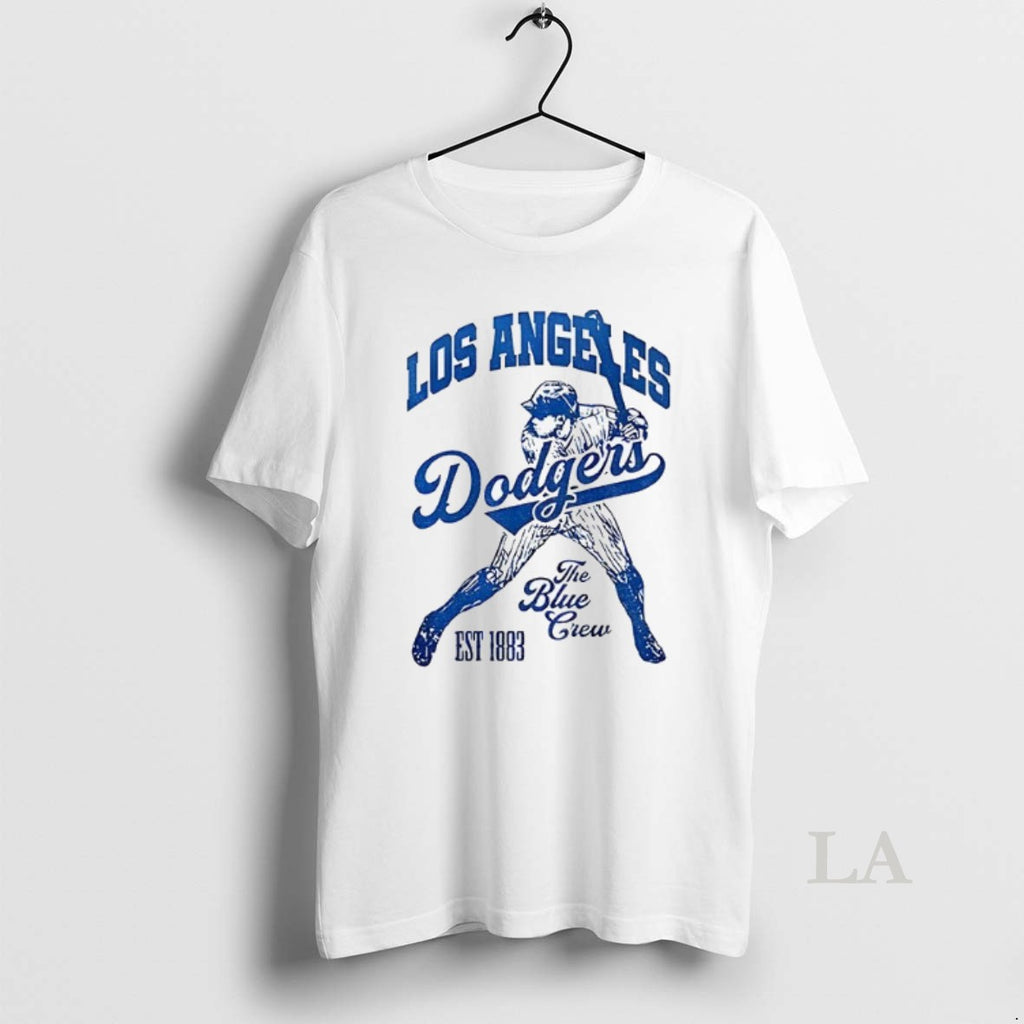 Original Los Angeles Dodgers The Blue Crew Stadium Vintage Batter Est 1883