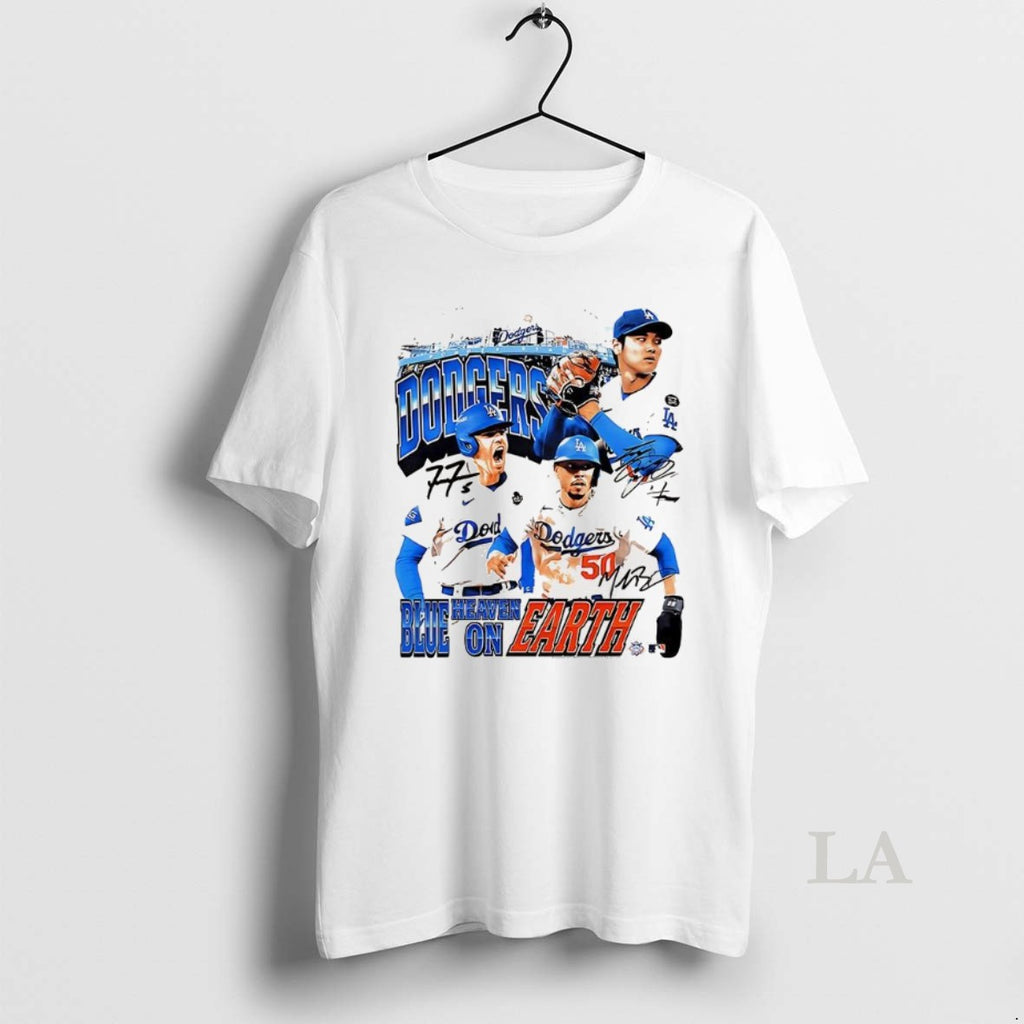 Original Los Angeles Dodgers Baseball Blue Heaven On Earth Player Signature