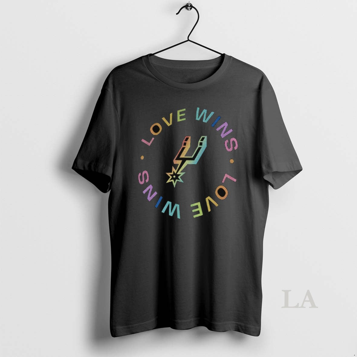 Original Love Wins San Antonio Spurs Basketball Nba Logo