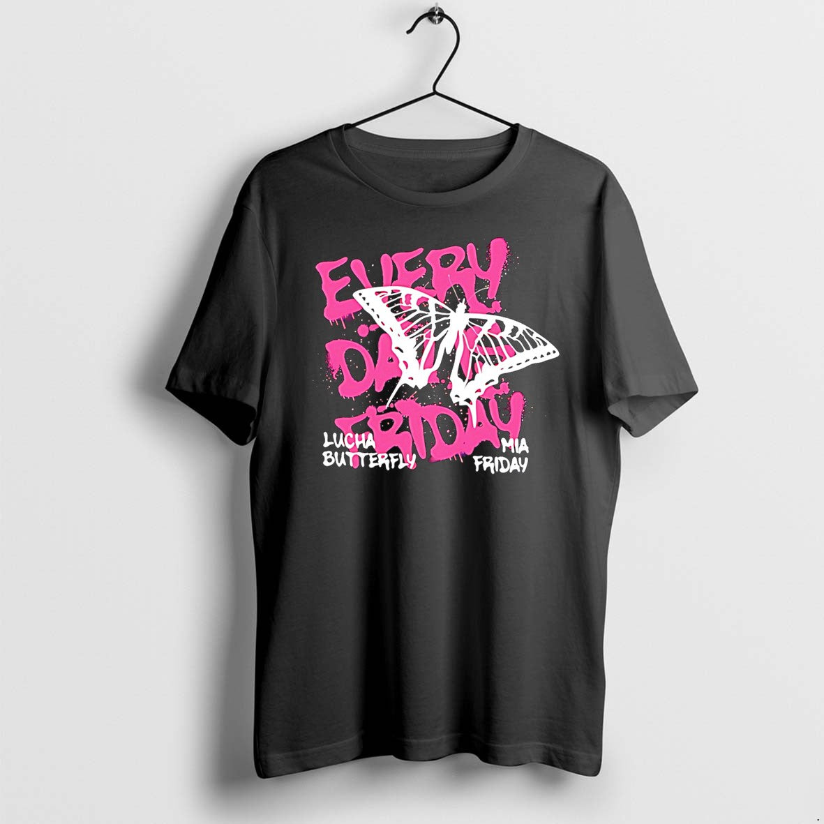 Original Lucha Butterfly Mia Friday Butterfly Graphic Tee Tshirts Jpg