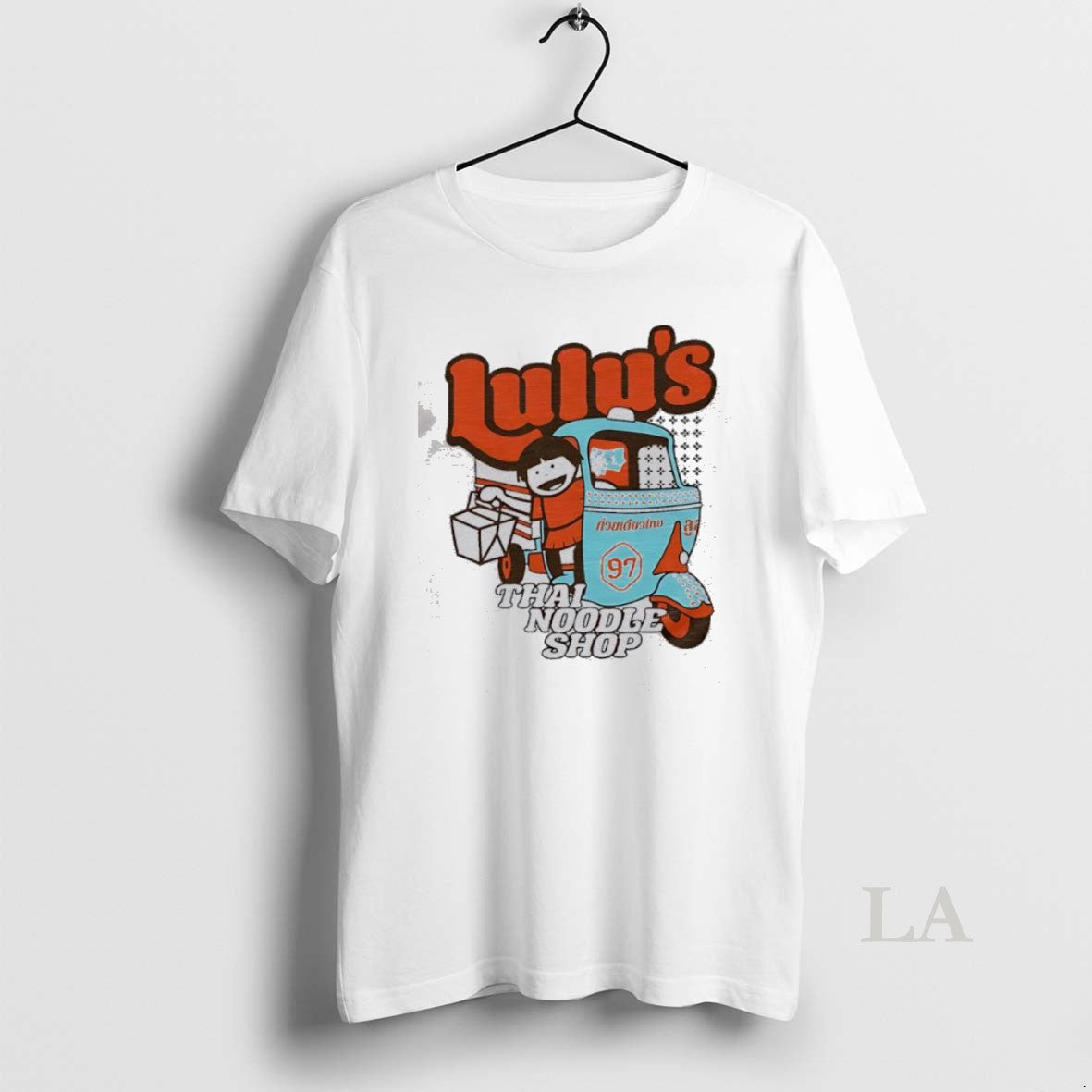 Original Lulus Thai Noodle Shop 97 Tuk Tuk Cartoon