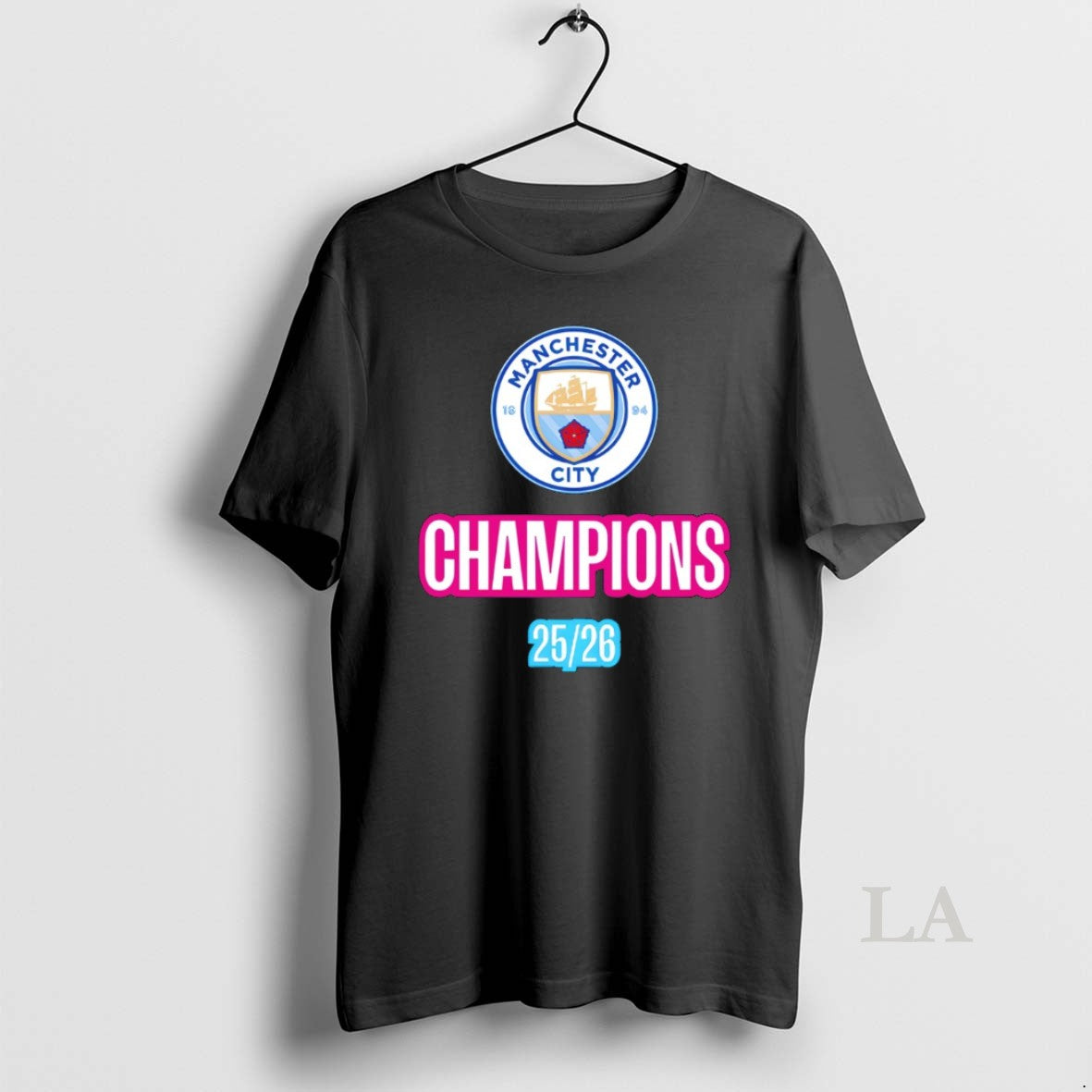 Original Manchester City Football Club 1894 Champions 25 26 Logo