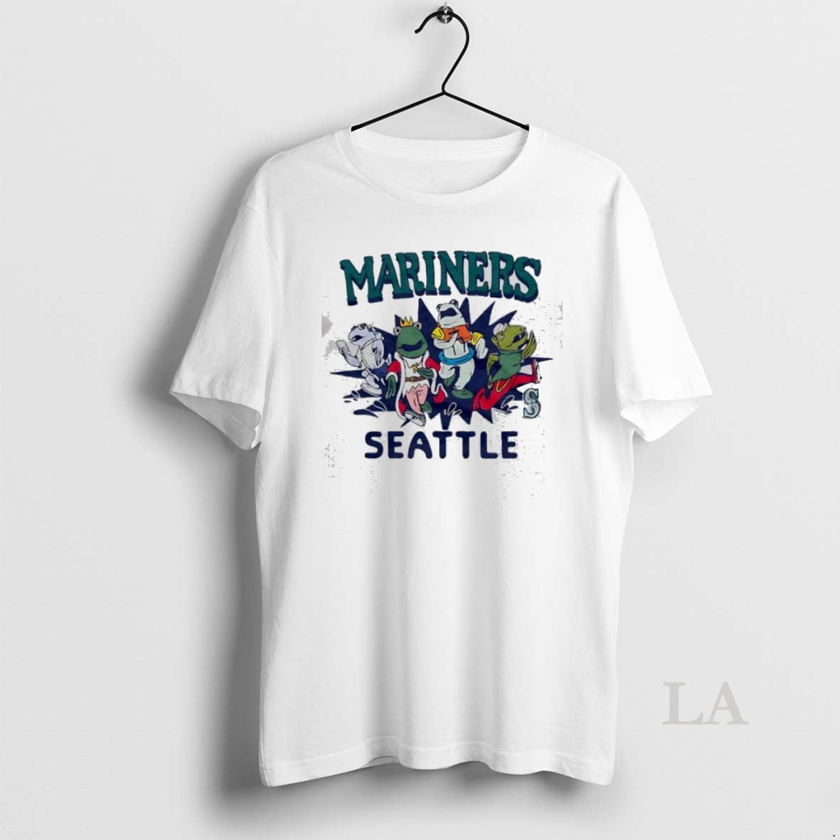Original Mariners Seattle Racing Frogs Mascot Graphic