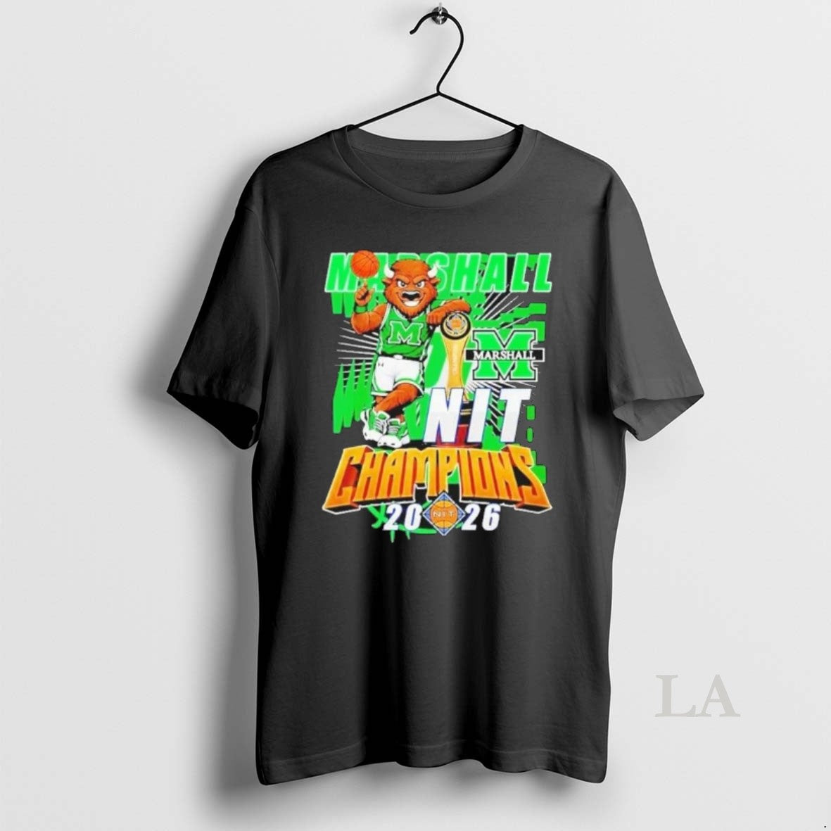 Original Marshall Thundering Herd Mascot 2026 National Invitation Tournament Champions